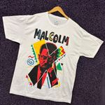 Urban Outfitters Reason x Malcolm X By Any Means Necessary Movie T-Shirt L Photo 2