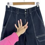 Urban Outfitters BDG Size 28 Women’s Black Denim Cargo Slouchy Skate Jeans Photo 4