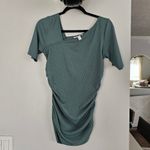 Nine West  Rib Ruched Elbow Sleeve Photo 4