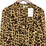 MISA Los Angeles Katia Leopard Print Ruffle Long Sleeve Mini Dress Size XS. NEW Photo 6