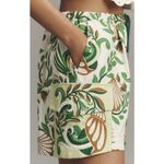 Farm Rio  NWT Tie Front Green Printed Shells Cargo Shorts Size Medium Photo 1