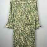 CAbi #280 medium leaf print faux wrap dress Photo 2