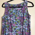 Nick & Nora  Sleepwear Women's Owl Floral Print Sleeveless Nightgown Dress M Photo 1