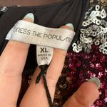 Dress the Population | Multicolor Sequin Brenna Long sleeve Sheath Dress XL BNWT Photo 5