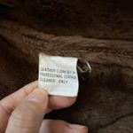 Vintage Spiegel Suede Leather Coat Faux Fur Lined Chocolate Brown Jacket Size M Photo 12