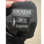Elements Escada Womens Wool Zip Close Short Workwear Pencil Skirt Black Size 8 Photo 9