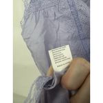 Fairycore Whimsical Festival Crop Top Women S Sheer Lace Crochet Y2K Milk Maid Purple Photo 3