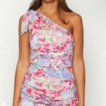 Beginning Boutique Alyse Pink Chiffon Mini Dress Photo 0