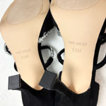 Nine West  Black and Silver Rhinestone Wrapped Pointed Toe Stiletto Pumps‎ 8.5 Photo 13