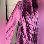 prAna Burgundy Puffer Coat Jacket M Photo 5