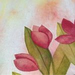 Cat Print Canvas Tye dye floral Rasta colors tote Bag Yellow Photo 12