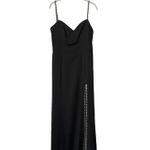 Mac Duggal NEW Size 10 Beaded Strap Sweetheart Neckline Gown Black 55706 NWT Photo 8