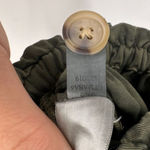 Aeropostale  Buttoned Off-The-Shoulder‎ Crop Top Military Style Olive Green XS Photo 7