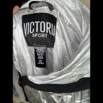 Victoria's Secret Victoria’s Secret Sport Metallic Silver Hoodie S Photo 5