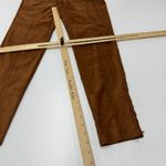 Lulus  Pants Womens Medium Brown Dear Friends Vegan Suede High Waisted Zip Ankle Photo 8