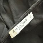 MM.LaFleur  Surplice V-Neck Long Sleeve Jersey Stretch Top Black Sz S Photo 5