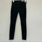 Rag and Bone  Skinny Distressed Legging Jeans Size 25 Photo 1