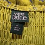 Wild Fable  Medium Mini Dress Floral Lined Long Sleeve Sweetheart Neckline Green Photo 10