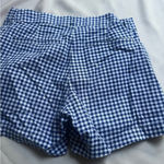 Old Navy Navy Blue Gingham Bermuda Shorts Photo 3