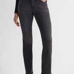 Madewell Mid-Rise Kick Out Crop Jean 27 Women’s Beckley Wash Black NM244 Photo 0
