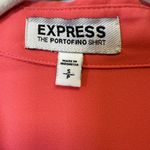 EXPRESS “The Portofino Shirt” V-Neck Button Front Lightweight Womens Size Small Photo 8
