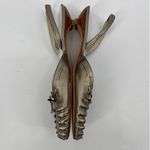 Michael Kors KORS Slingback Ballet Shoes Sz 6M Metallic Bow Coquette Preppy Photo 4