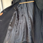 Miss Sixty  Overcoat Jacket Black Wool Womens S Photo 11