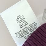 EXPRESS NWT High Waisted Body Contour Ruffle Bottom Sweater Skirt Purple Small Photo 8