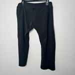 Fitigues waffle net black wide leg pants with drawstring size large Photo 3