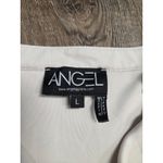 Angel Apparel Boutique Made in Turkey Bone Cream Stretchy Long Sleeve Blouse L Size L Photo 1