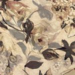 Lauren Ralph Lauren Tan Floral Chiffon Georgette Split Neck Sheer Blouse Size XL Photo 4