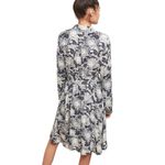 Anthropologie Conversations 34 of 52 Novelty Print Button Up Shirt Dress Sz 4P Photo 1