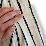 Mango NWOT Striped Wrap Blouse Womens Size 6 White Business Preppy Photo 5