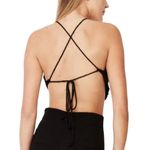 Bardot  Knitted Halter Top in Black, Size OS​​​ Photo 1