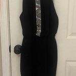 Style Rack Style Rock Mini Black Dress with Silver Sequins Photo 0