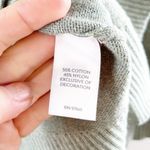 J.Jill Crewneck Dot Embroidered Sweater Seedling Heather Green Small Photo 3