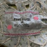 Free People NTM: Vintage  Yellow Striped Floral Backed Razorback Tank Top Sz M Photo 15