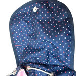 LeSportsac Navy Blue Polka Dot Print Backpack Bag Photo 2
