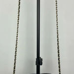 Black‎ Quilted Faux Leather Camera Bag with Golden Chain and Faux Leather Strap Black Photo 0