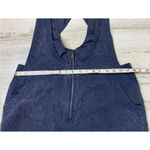 Free People Patchwork Boho Nylon Blend Wide Leg Jumpsuit Sz S open back Photo 6