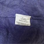 Eileen Fisher Silk Cashmere Blue Drape Cardigan with Knit Detail Short Sleeve L Photo 6