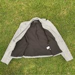 7th Ave NY sz 2 gray Blazer jacket career Photo 2