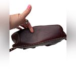 Sundance  Chocolate‎ Brown Distressed Pebbled Leather Hobo Shoulder Bag Photo 3