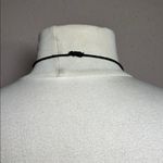 Wooden Bead Rope Surfboard Pendant Beachy Surfer Necklace Black Photo 2