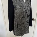 Tibi  Women's Bonded Tweed Double Breasted Pea Coat Size 0 Photo 2
