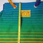 Playa Del Carmen Sun Cruise Travel Beach Gym Colorful Canvas Tote Zipper Bag 14' Yellow Photo 7