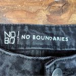 No Boundaries  Distressed Black Button Fly High Rise Straight Grunge 90s Jeans 9 Photo 8