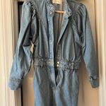 idem Ditto Long Sleeve Light Denim Jean Dress Photo 0