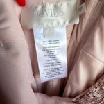 David's Bridal Sequin v-neck bridesmaid dress with satin piping Photo 6