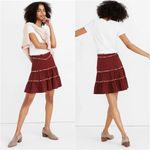 Madewell Skirt Tiered Mini: Floral Binding Edition 0 NWT New Photo 1